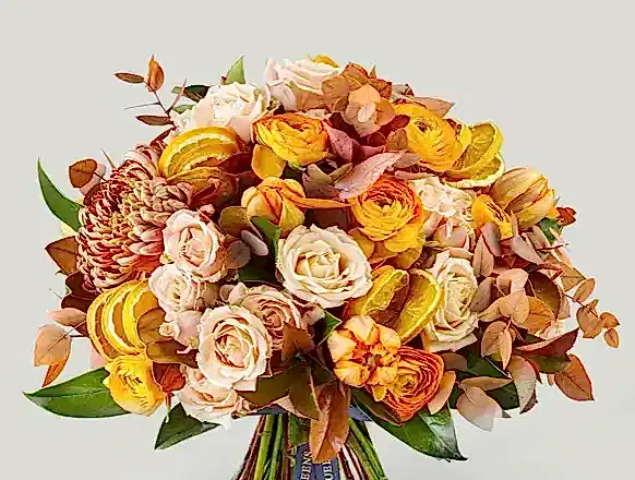 Leticia Patisserie doğal çiçek dekorasyonu