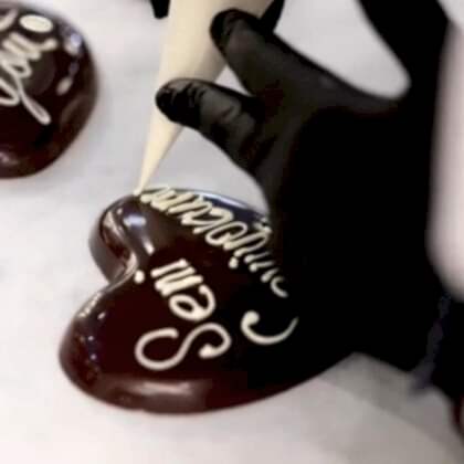 İsme Özel Kalp Çikolata